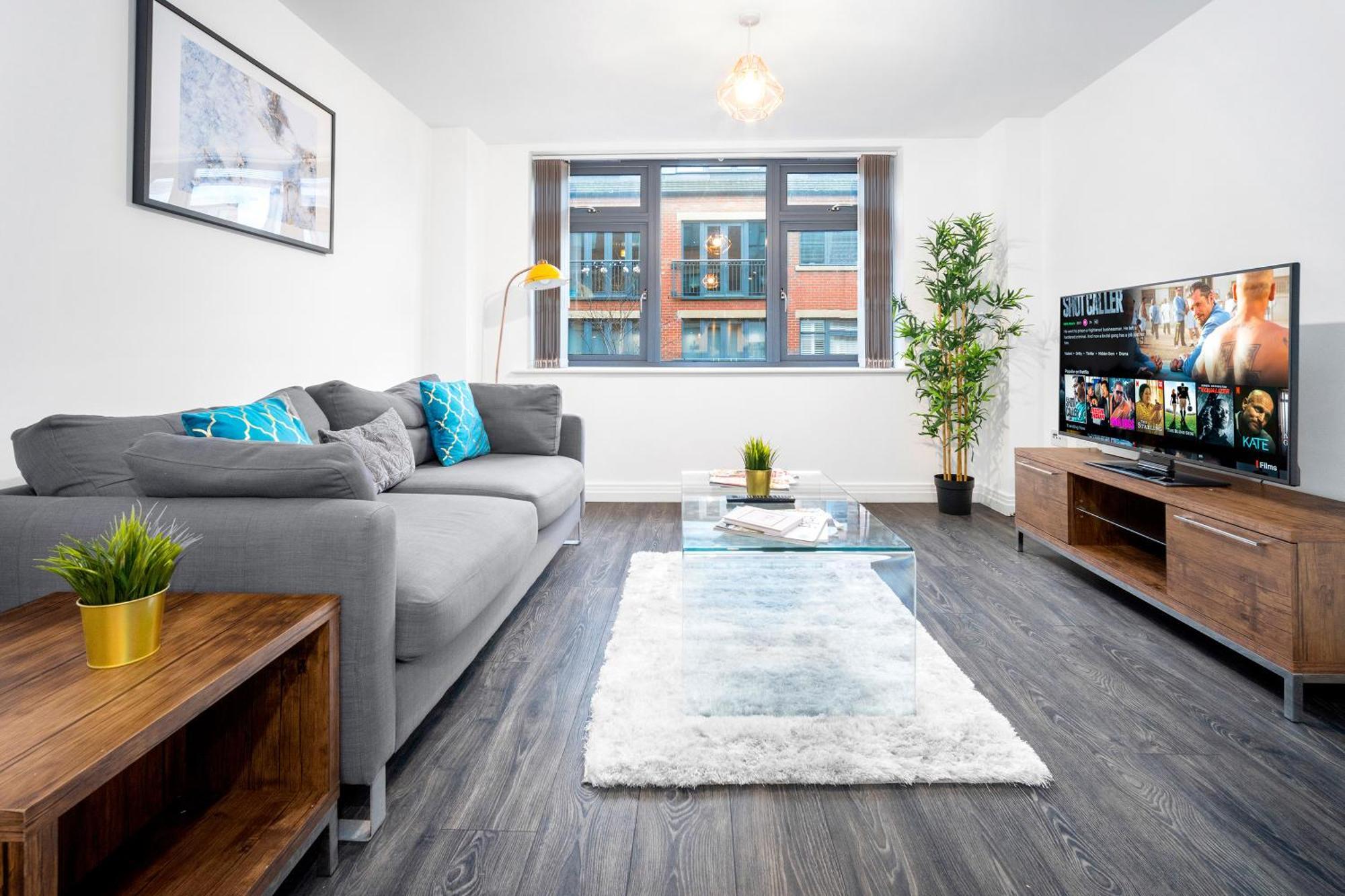 New Luxe Apartment - Secure Parking - Birmingham City Centre - Netflix - Wifi - Top Rated - 54M エクステリア 写真